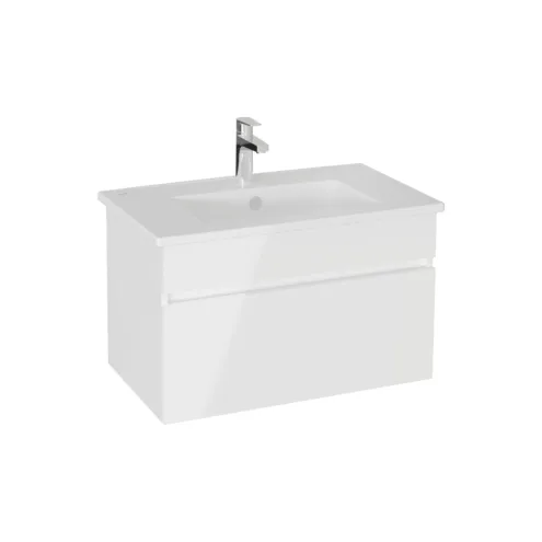 VitrA 80 cm Beyaz Lavabo Dolabı Tek Armatür Delikli Bir Çekmeceli – 69775