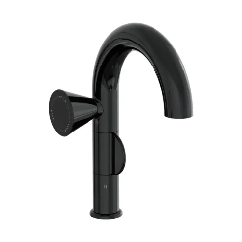 VitrA Liquid Parlak Siyah Lavabo Bataryası (soldan Kullanım) – A4275539