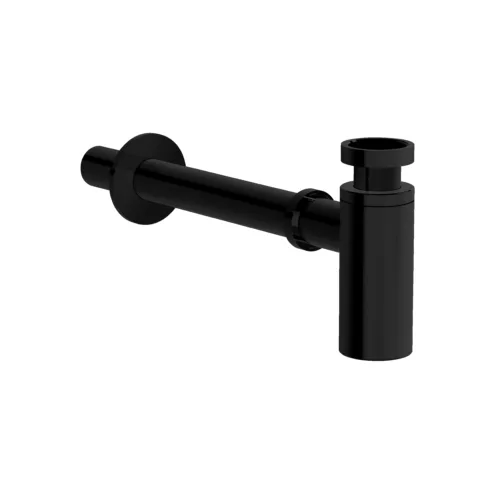 VitrA Liquid Parlak Siyah Lavabo Sifonu (T Tipi, Uzun) – A4512439