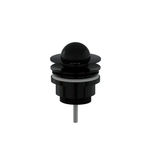 VitrA Liquid Parlak Siyah Lavabo Yuvarlak Süzgeci (sabit) – A4516939