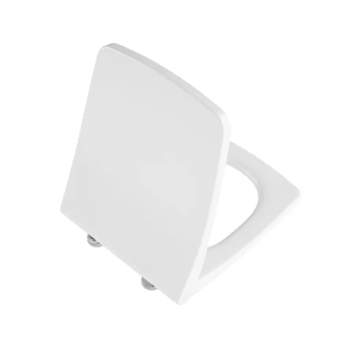 VitrA Metropole Beyaz Klozet Kapağı, Slim, Duroplast, Üstten Sıkmalı Yavaş Kapanır, Kolay Sök-tak, Metal Menteşeli – 132-003R009 – 132-003R009