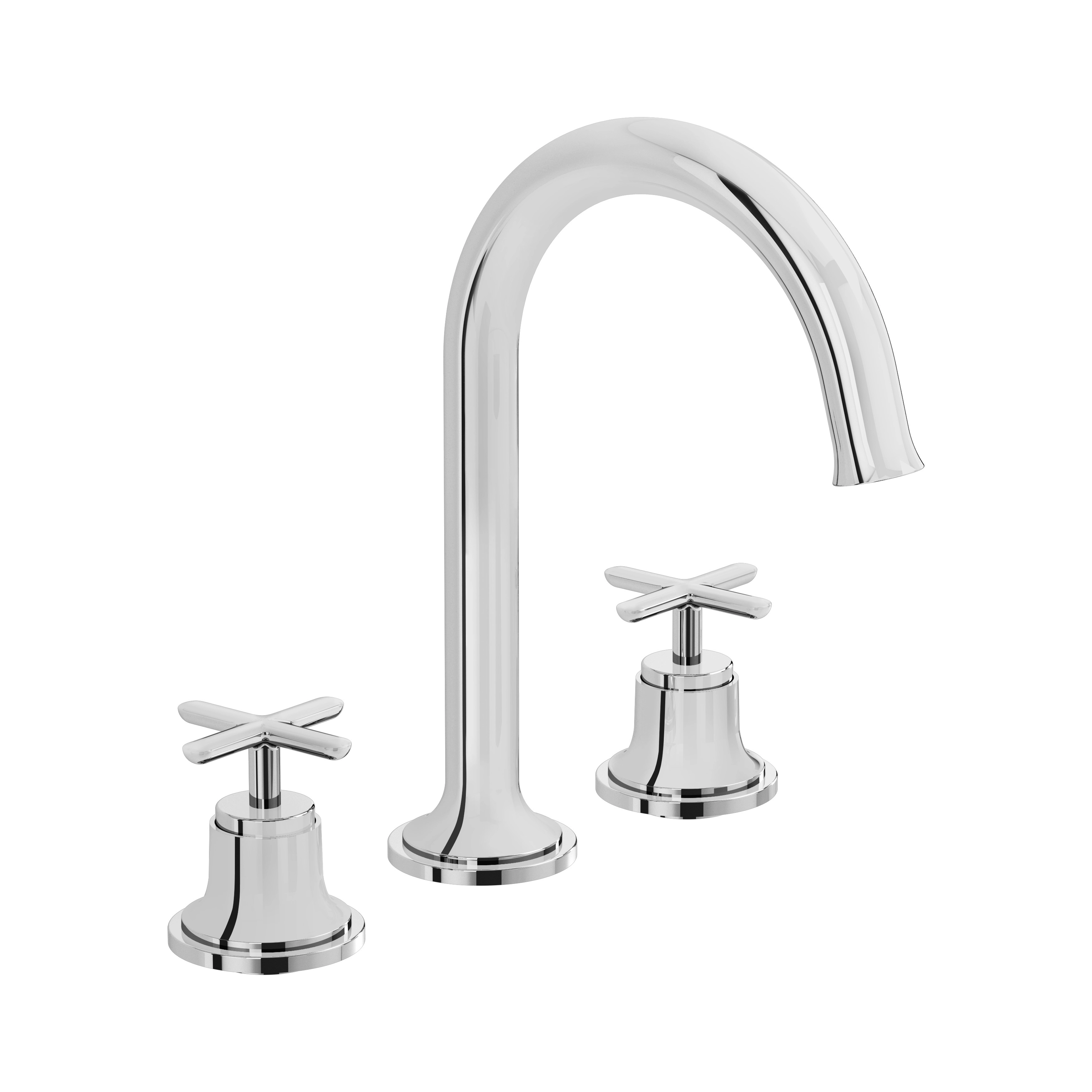 VitrA Origin Classic Krom Lavabo Bataryası (3 Delikli Lavabolar İçin) – A42891