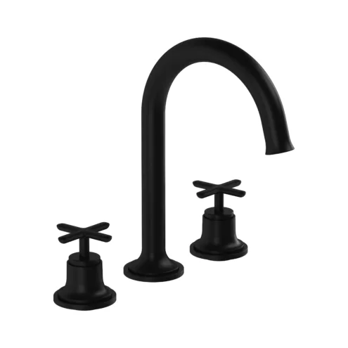 VitrA Origin Classic Mat Siyah Lavabo Bataryası (3 Delikli Lavabolar İçin) – A4289136