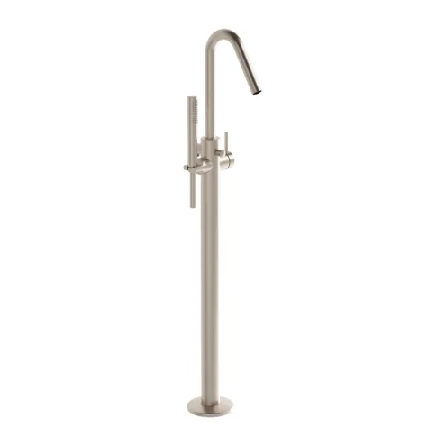 VitrA Origin Fırçalı Nikel Yerden Küvet Bataryası (El Duşlu) – A4268134