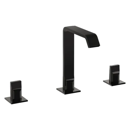 VitrA Suit Siyah Lavabo Bataryası (3 delikli lavabolar İçin) Parlak – A4278439